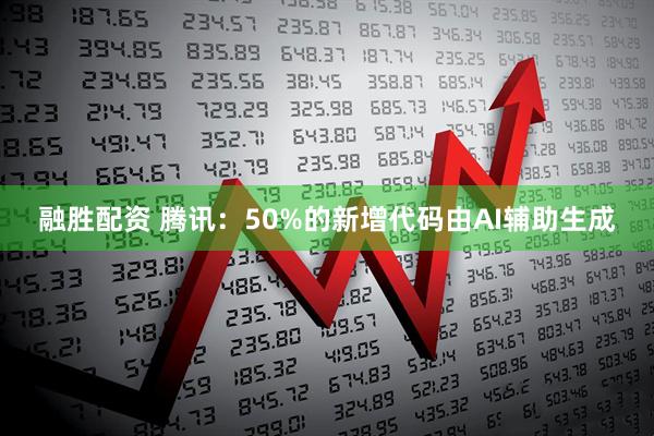 融胜配资 腾讯：50%的新增代码由AI辅助生成
