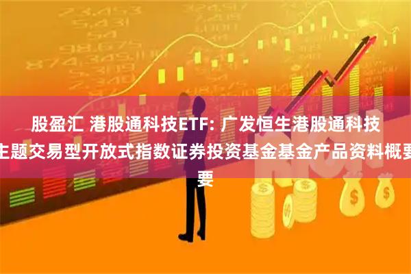 股盈汇 港股通科技ETF: 广发恒生港股通科技主题交易型开放式指数证券投资基金基金产品资料概要